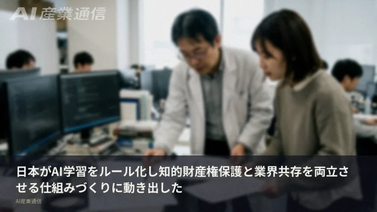 「無断学習」でなく「ルール学習」へ——日本のIPとAIが共存する仕組みが動き出す