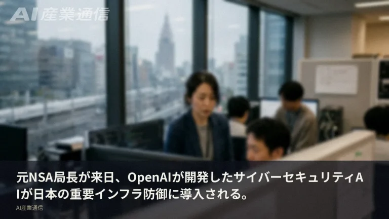 元NSA局長が来日、OpenAIのサイバーAIが日本の重要インフラに入る