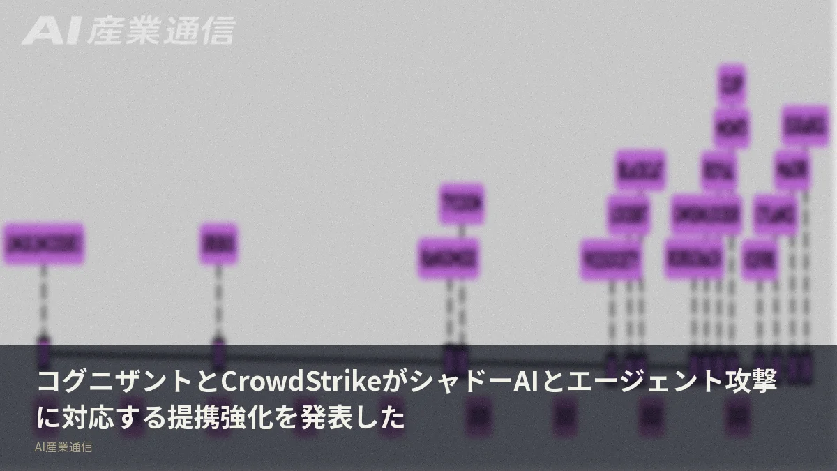 コグニザントとCrowdStrikeがシャドーAIとエージェント攻撃に対応する提携強化を発表した