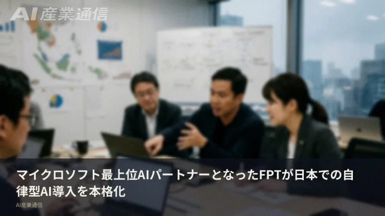 ベトナムIT大手FPTがMSの最上位AIパートナーに、日本での自律型AI導入を本格化
